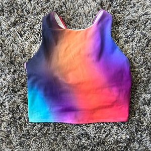 Athleta crop tank w/built in sports bra.